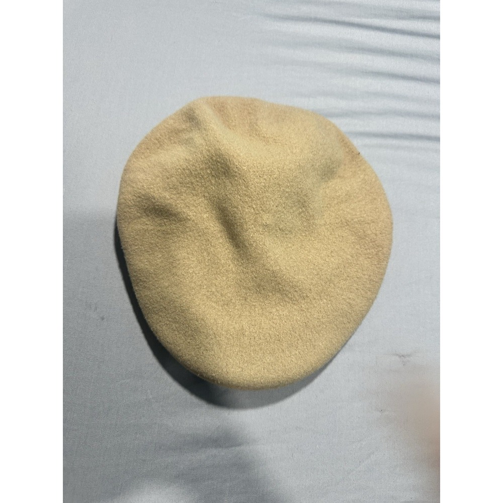 VTG‎ Kangol Tan Wool Beret Hat M